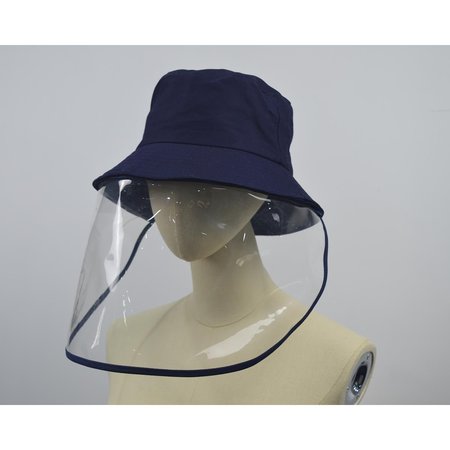 DRESSDOWN Bucket Unisex Hat Face Shield Navy Blue DR1607459